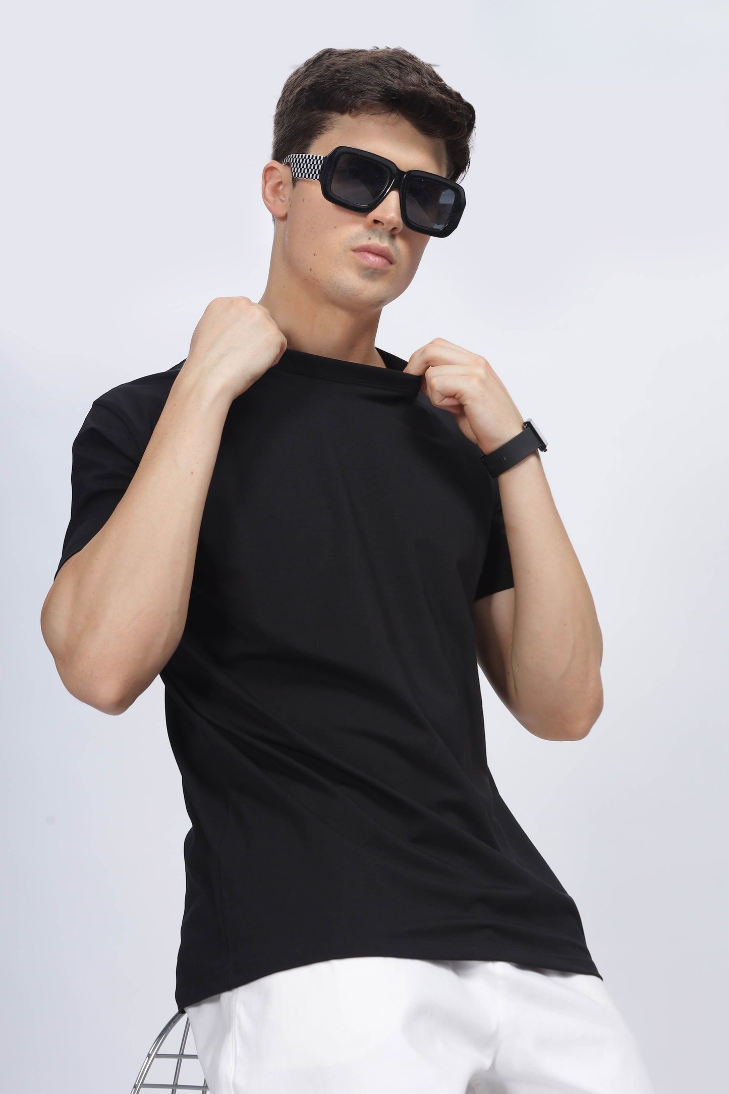 Men's Arctic Black Supima Regular Fit Tee