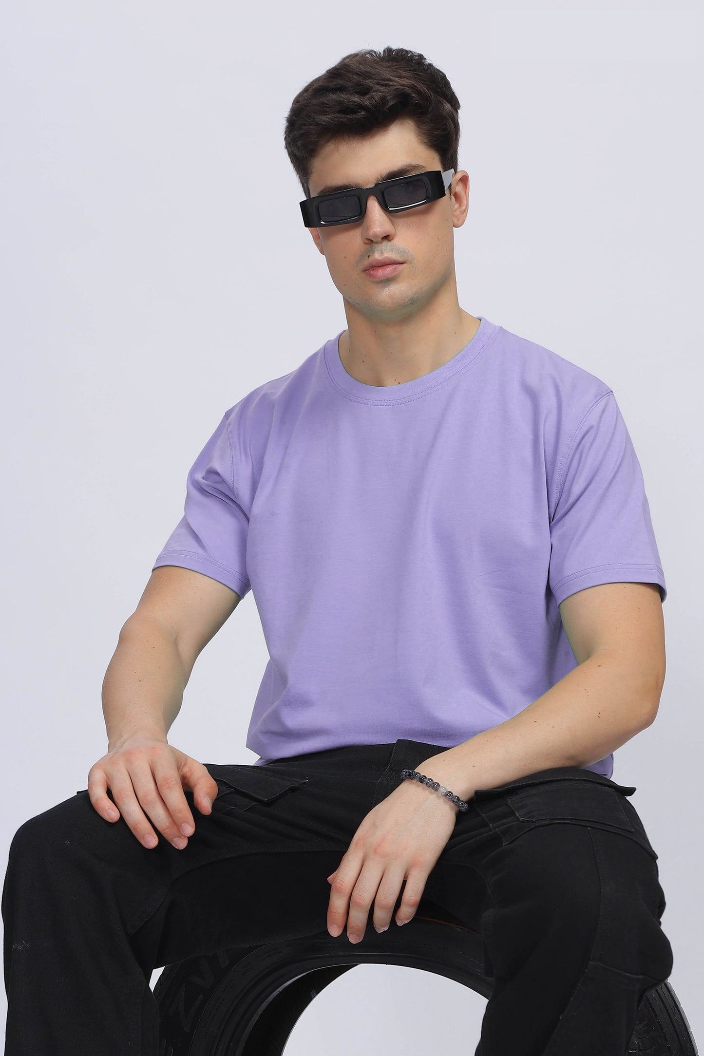 Men's Breezy Lilac Supima Regular Fit Tee