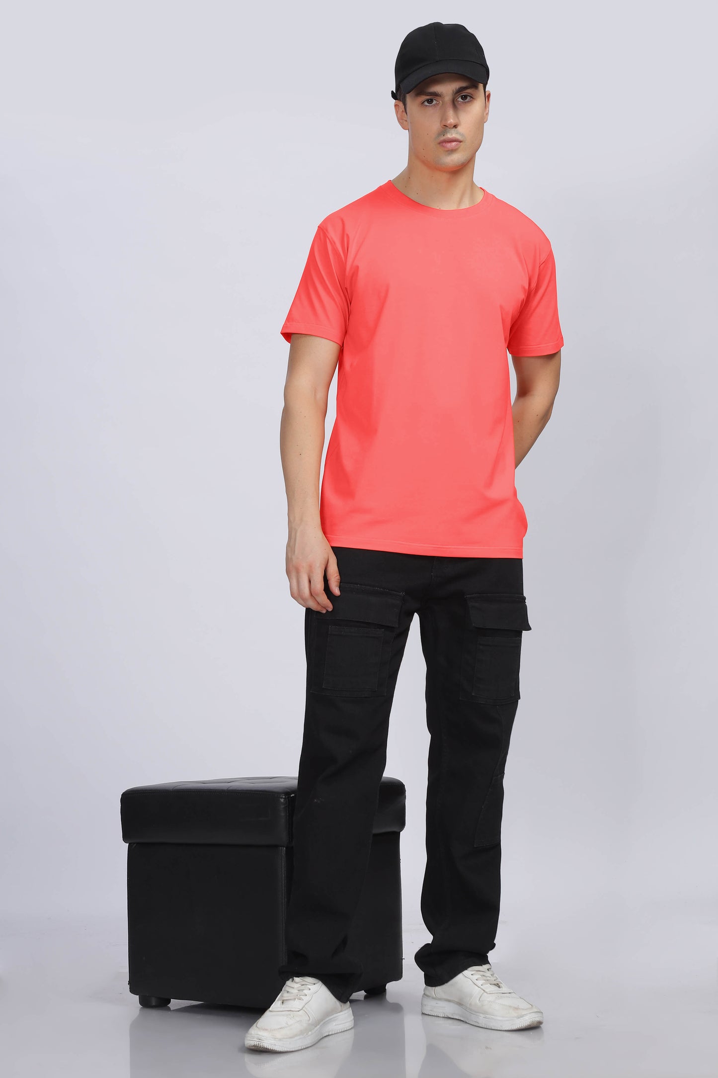 Men's Stone Cold Coral Supima Regular Fit Tee