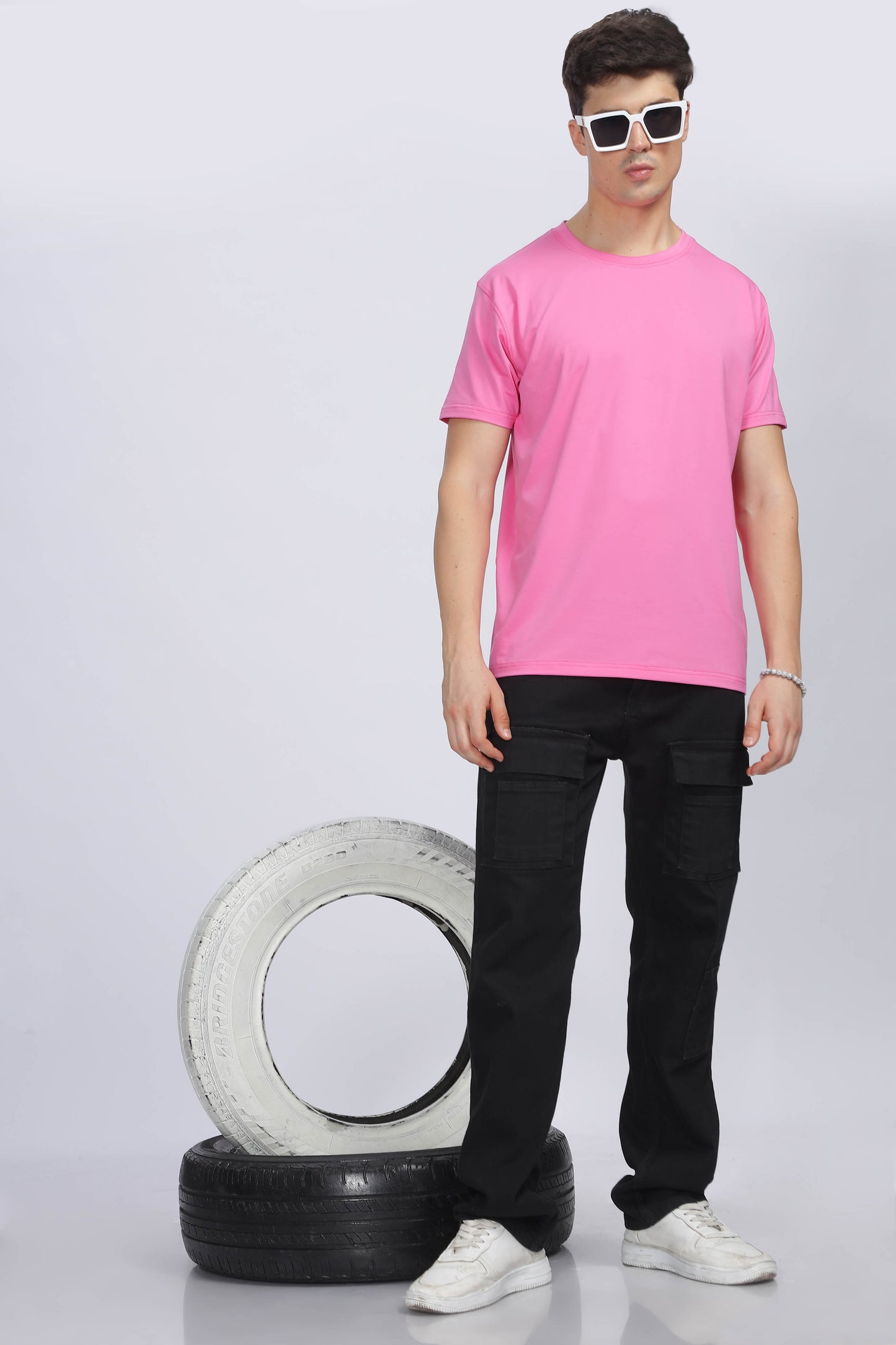 Men's Cool Pink Supima Regular Fit Tee