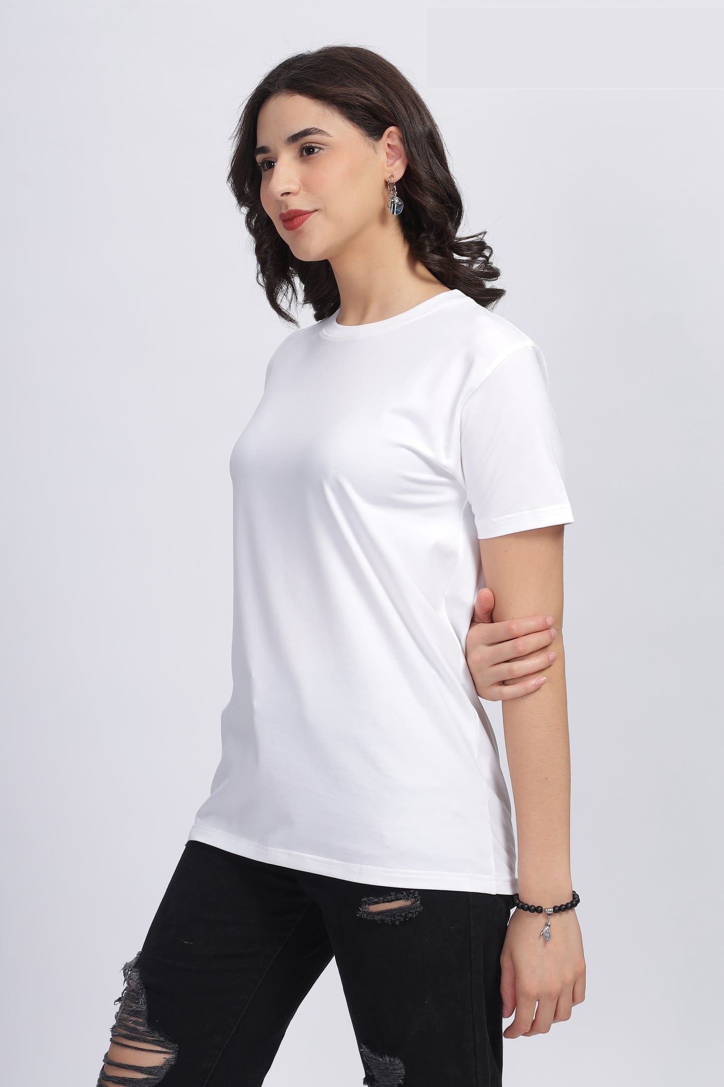 Glacial White Supima Cotton Tee