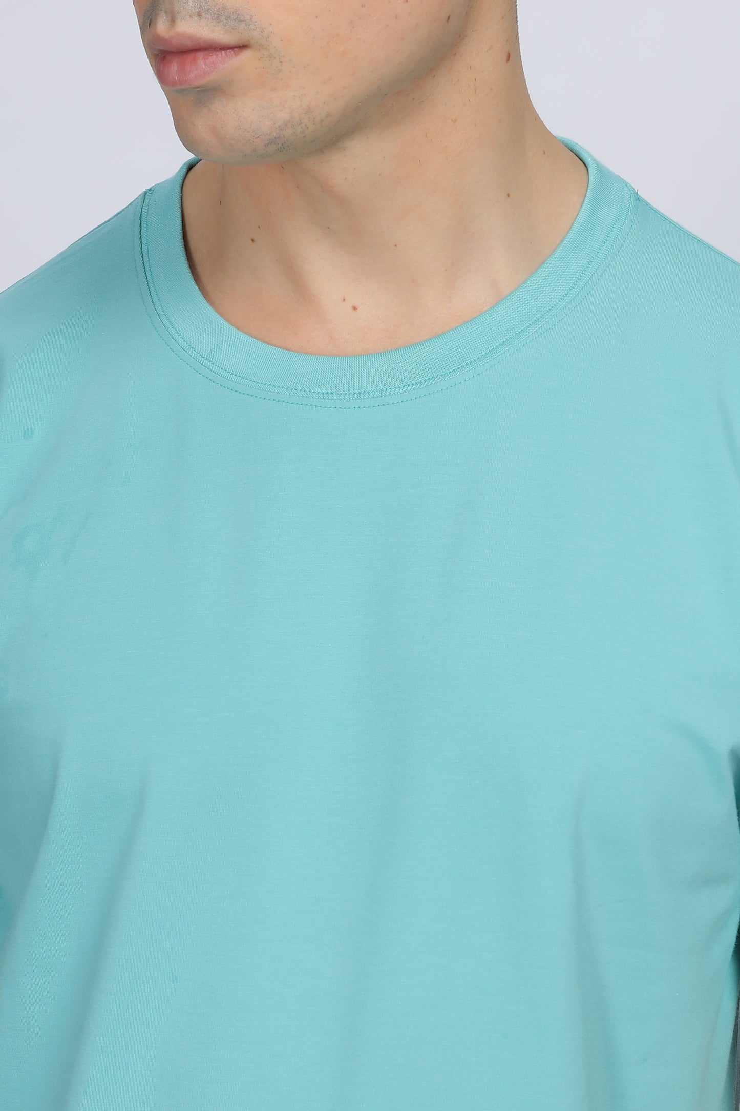 Icy Turquoise Supima Cotton Tee