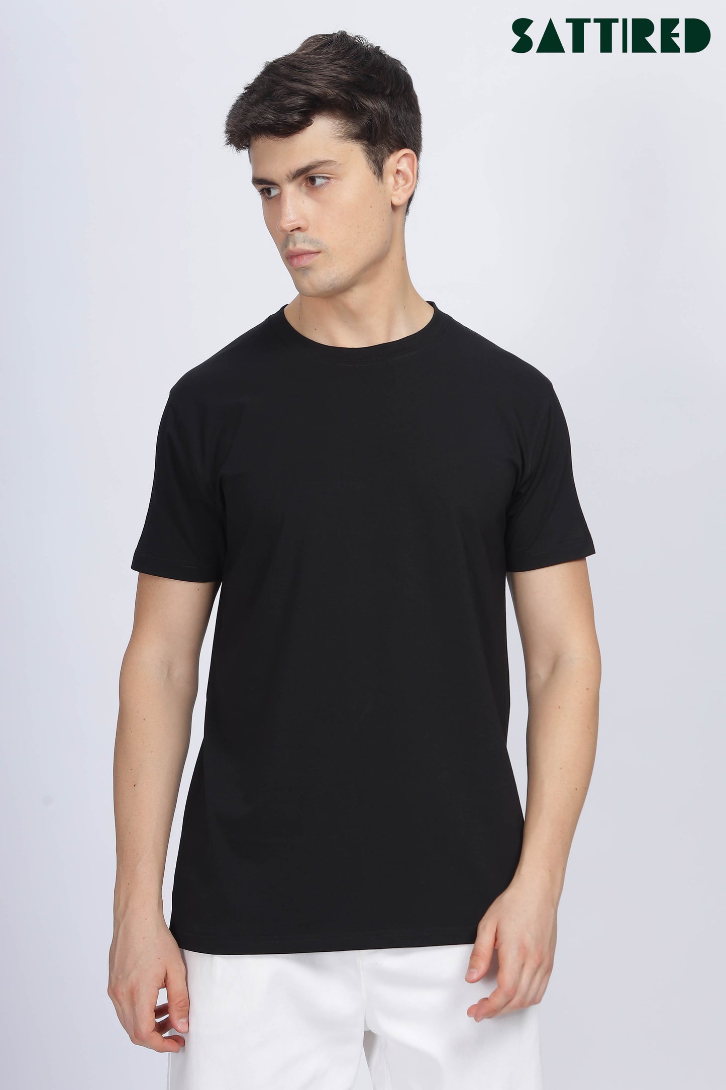 Arctic Black Supima Cotton Tee