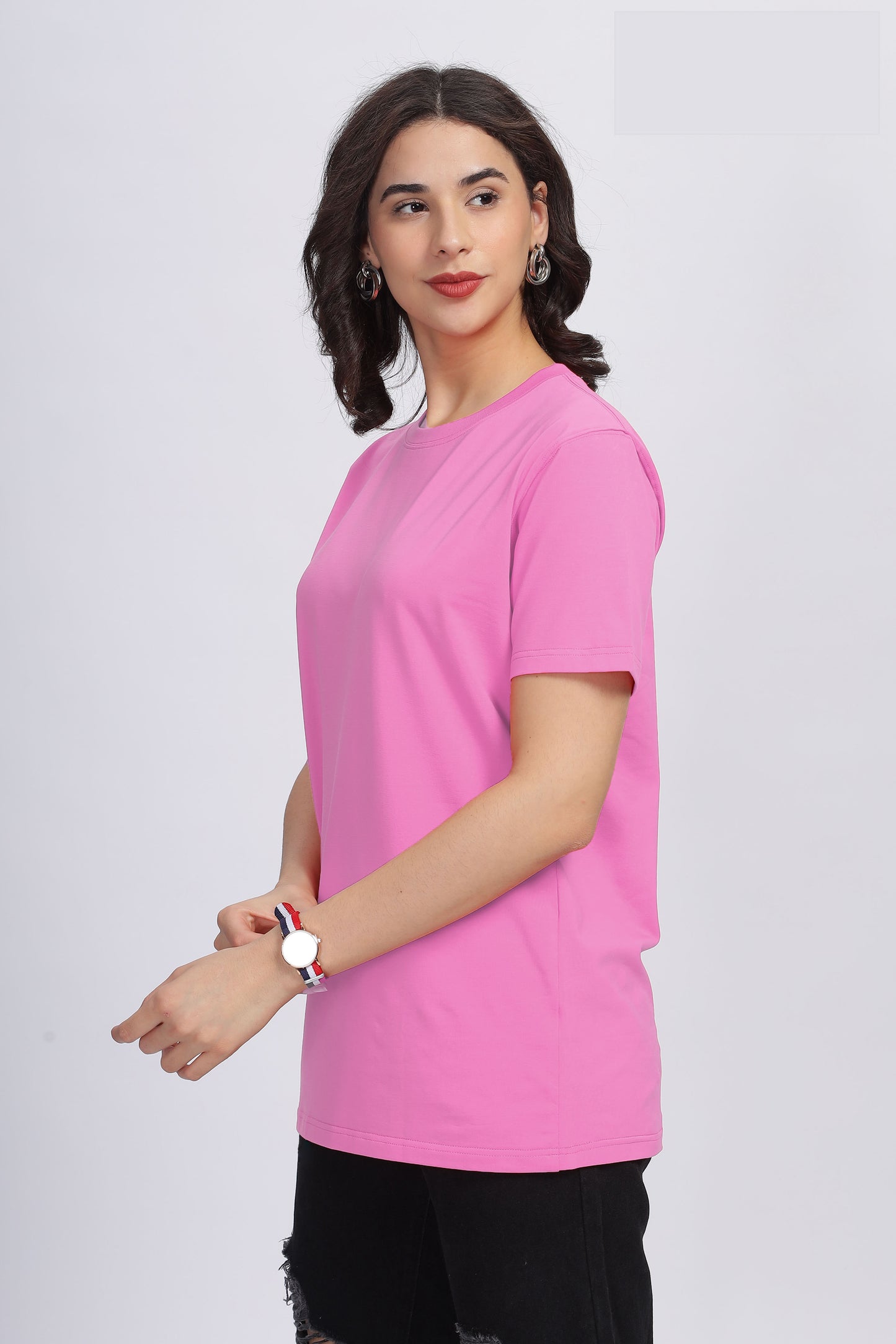 Women's Cool Pink Supima Regular Fit Tee