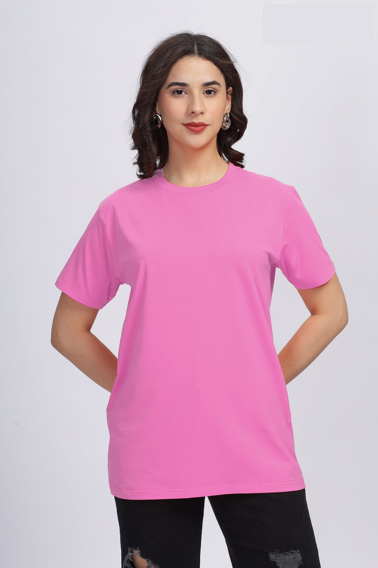 Women's Cool Pink Supima Regular Fit Tee