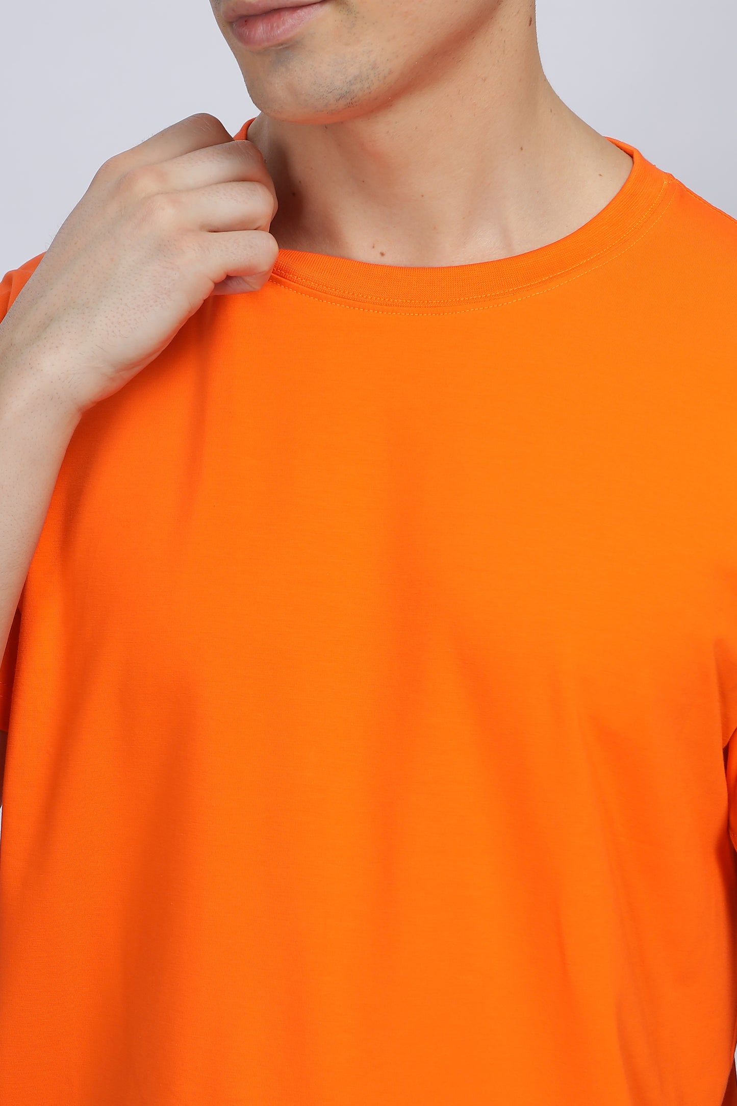 Refreshing Orange Supima Cotton Tee